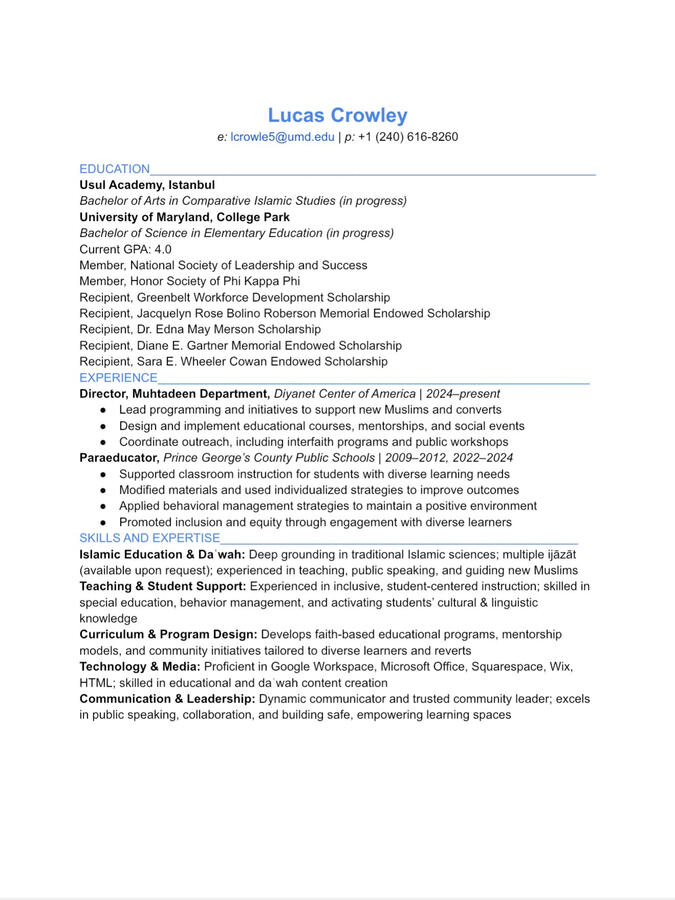 Resume